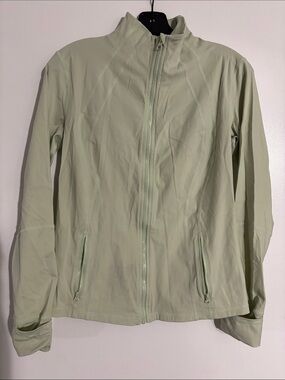 ANTONIO MELANI Mint Green Utility Jacket - Zip Front